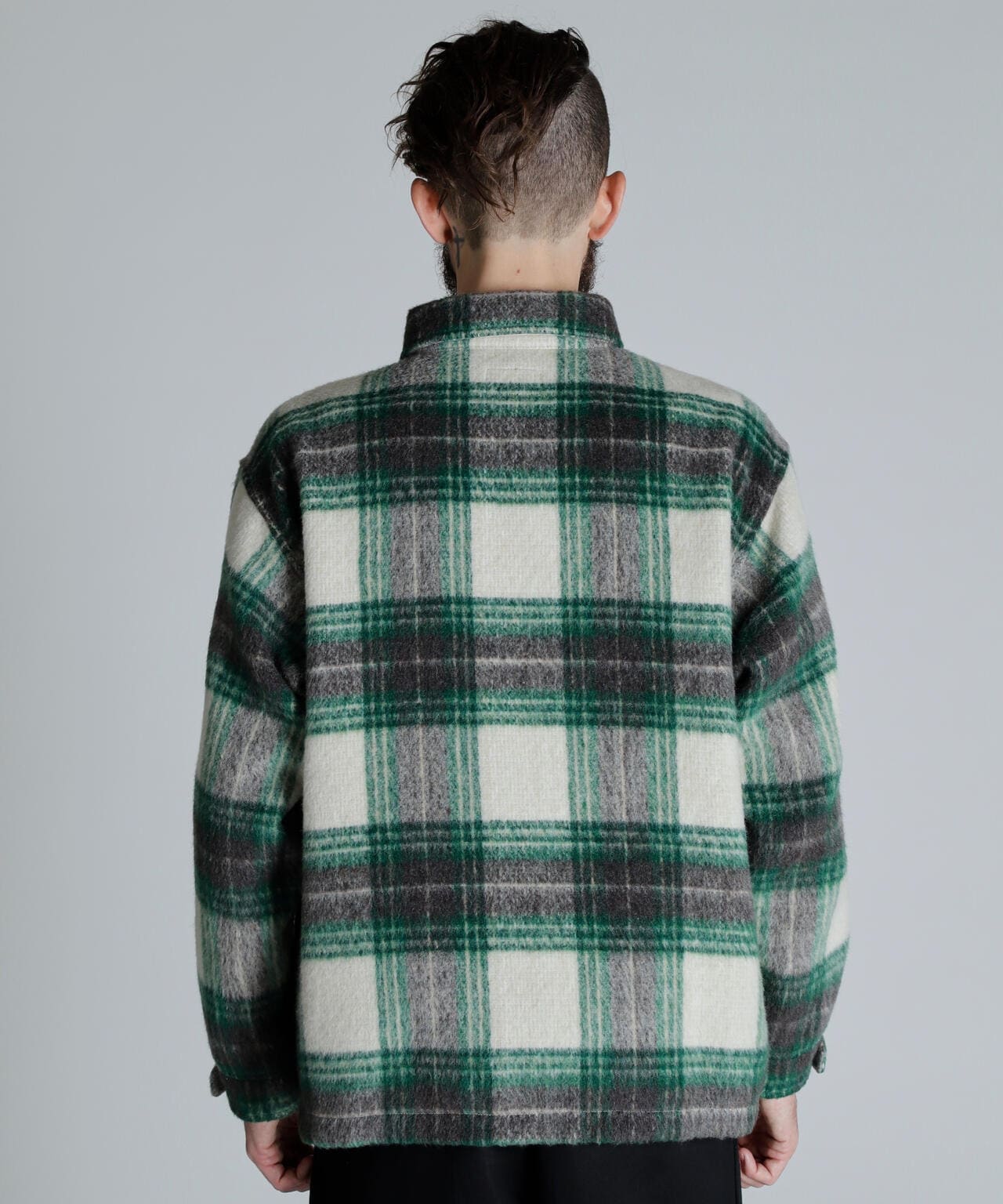 SHAGGY PLAID SHIRT/シャギー チェックシャツ