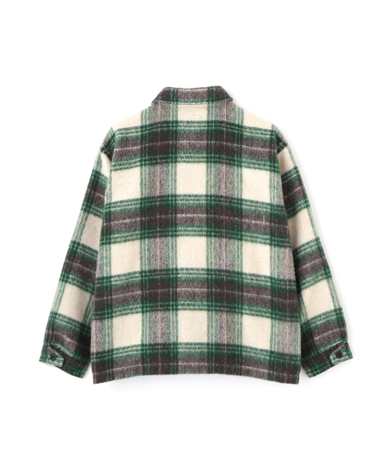 SHAGGY PLAID SHIRT/シャギー チェックシャツ