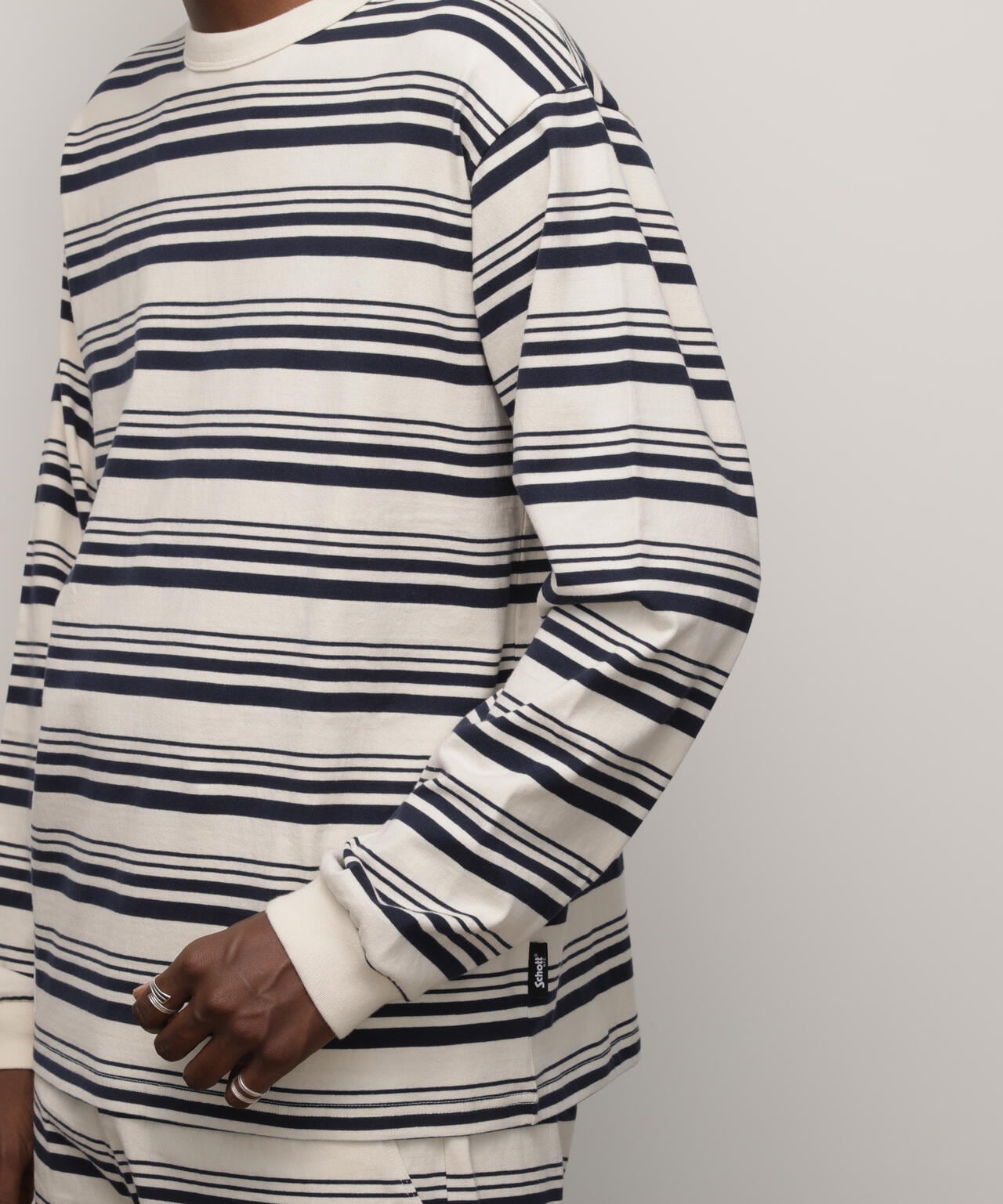 HORIZONTAL STRIPES LS T-SHIRT/ホライゾンタル ストライプ LS Tシャツ