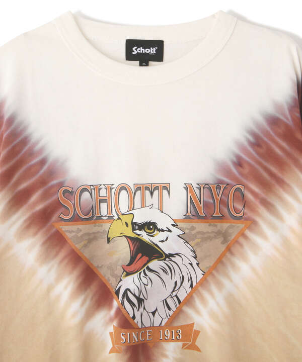 TIE-DYE EAGLE LS T-SHIRT/タイダイ イーグルロンT