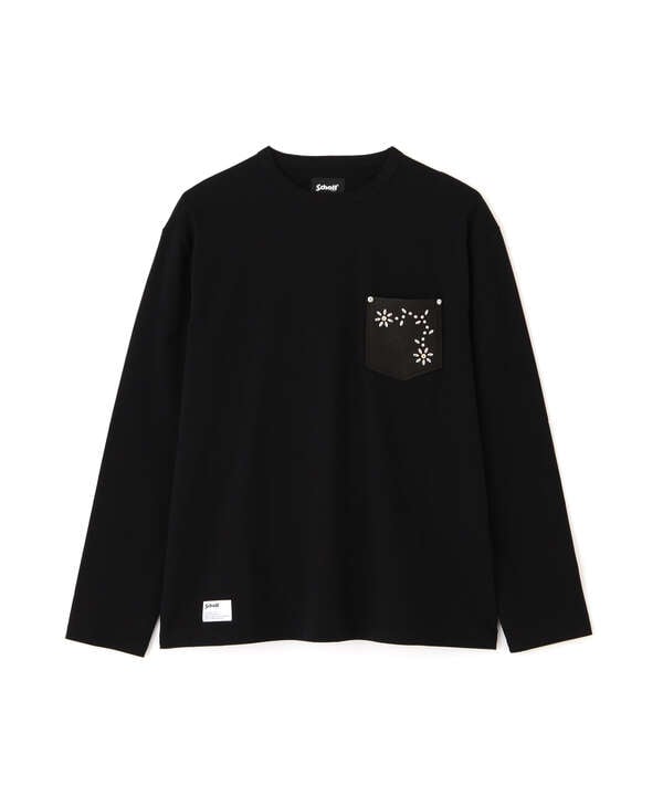 DEER FLOWER STUDS LS T-SHIRT/ディアフラワースタッズ LS Tシャツ