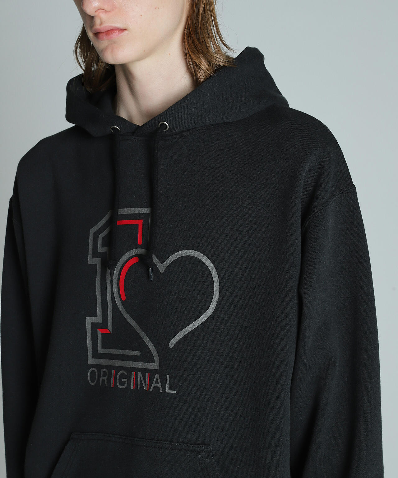 ORIGINAL HEART HOODED SWEAT/オリジナルハート パーカー