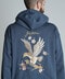 EMB. CHERRY BLOSSOM JAPAN EAGLE HOODED SWEAT/チェリーブロッサム ジャパンイーグル パーカー