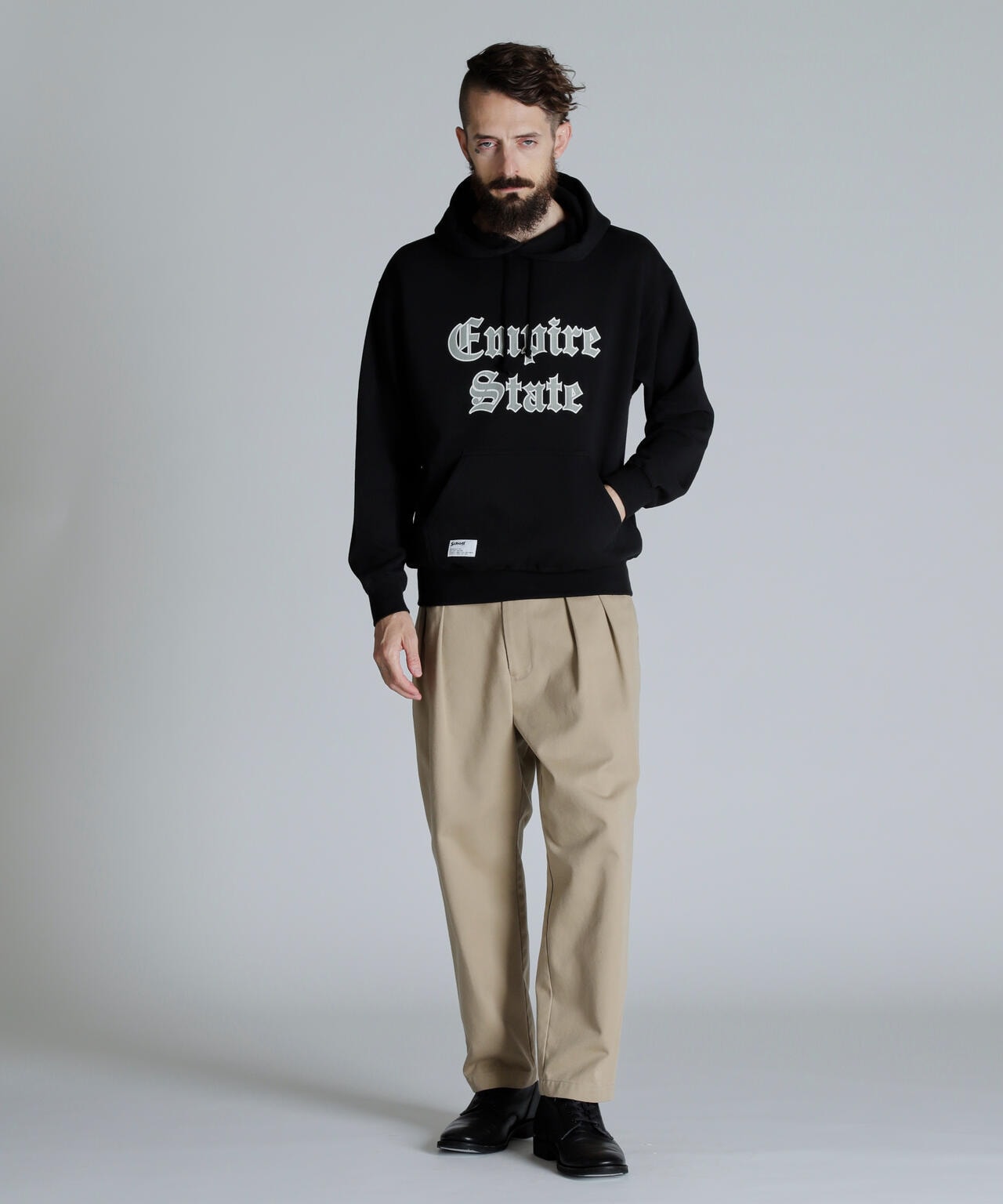 【先行予約 11月中旬-11月下旬】HOODED SWEAT EMPIRE STATE/パーカー エンパイア ステート