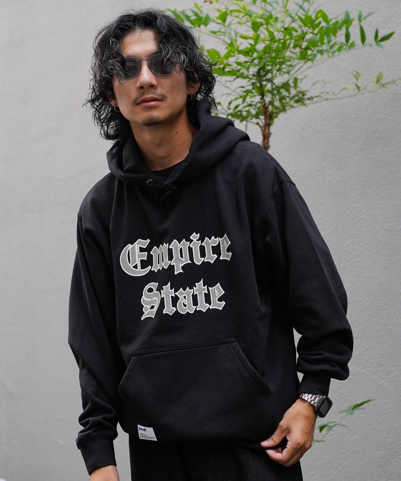 【先行予約 11月中旬-11月下旬】HOODED SWEAT EMPIRE STATE/パーカー エンパイア ステート