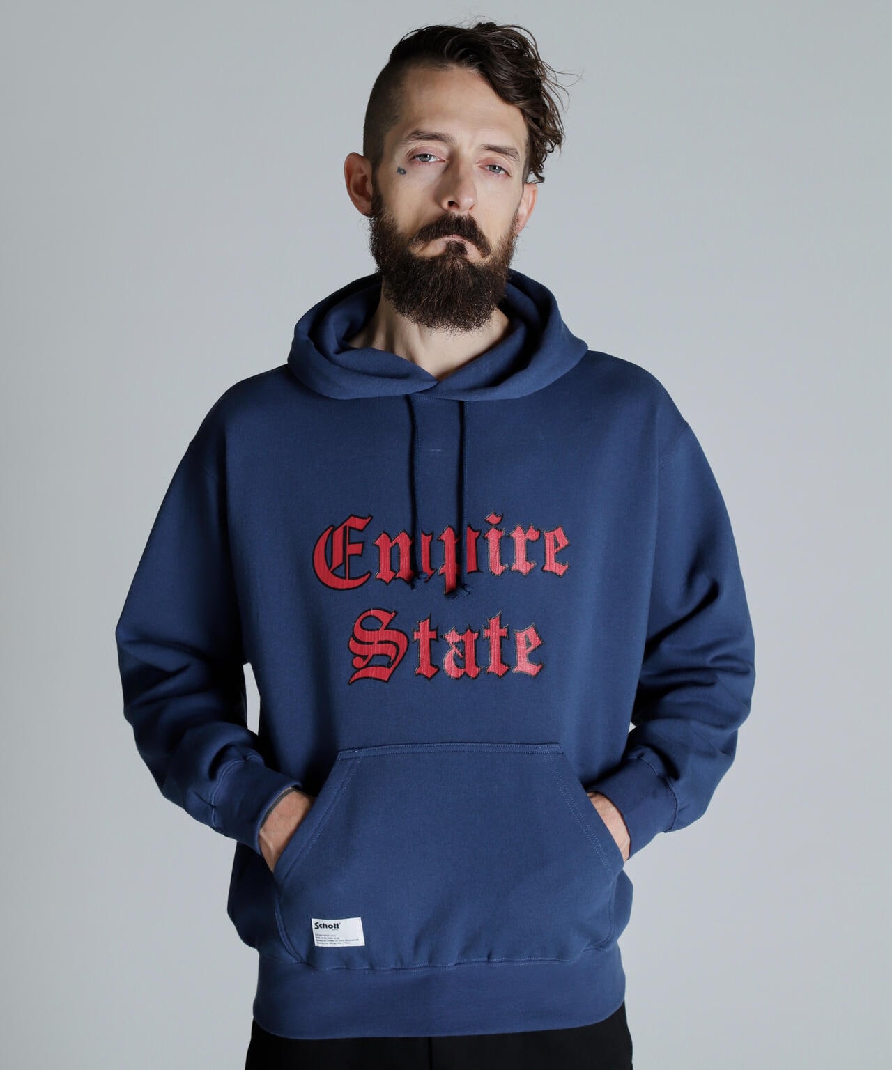 【先行予約 11月中旬-11月下旬】HOODED SWEAT EMPIRE STATE/パーカー エンパイア ステート