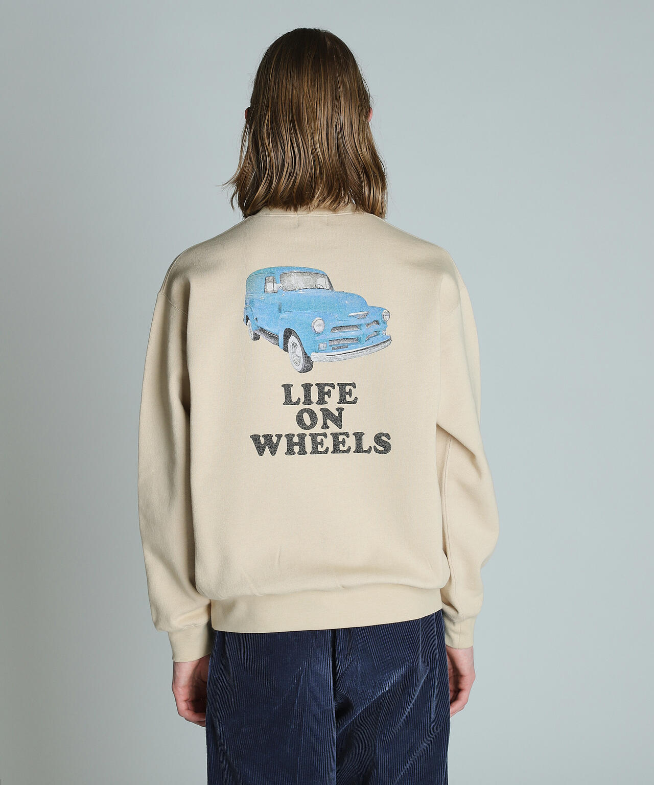 LIFE ON WHEELS CREW SWEAT/ライフオンホイール クルースウェット