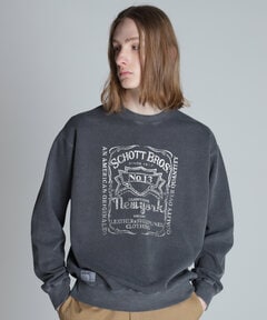 SQUARE LOGO CREW SWEAT/スクエアロゴ クルースウェット | Schott ( ショット ) | US ONLINE  STORE（US オンラインストア）