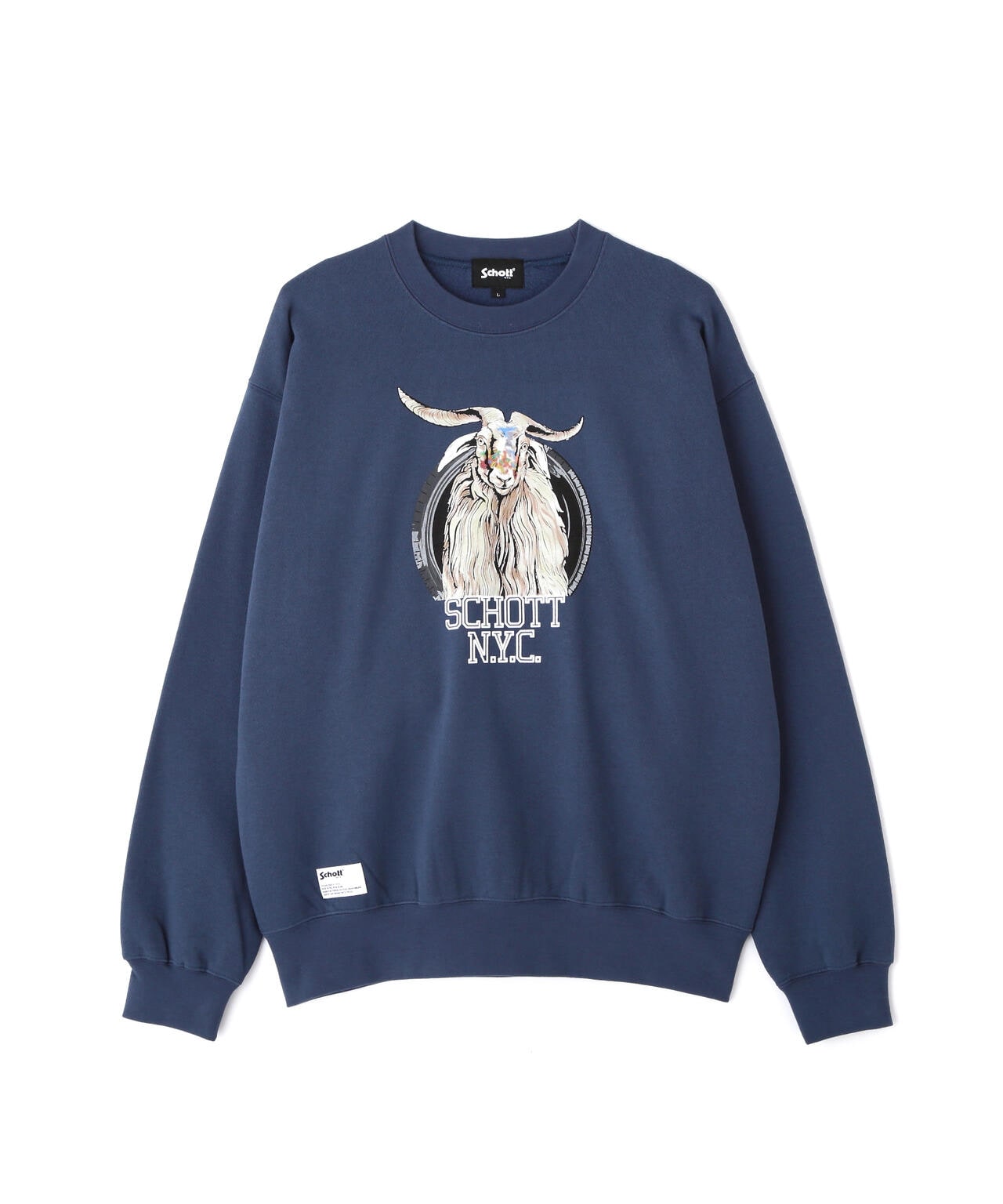 COLOR FLOCKY  GOAT CREW SWEAT/カラーフロッキー ゴート クルースウェット