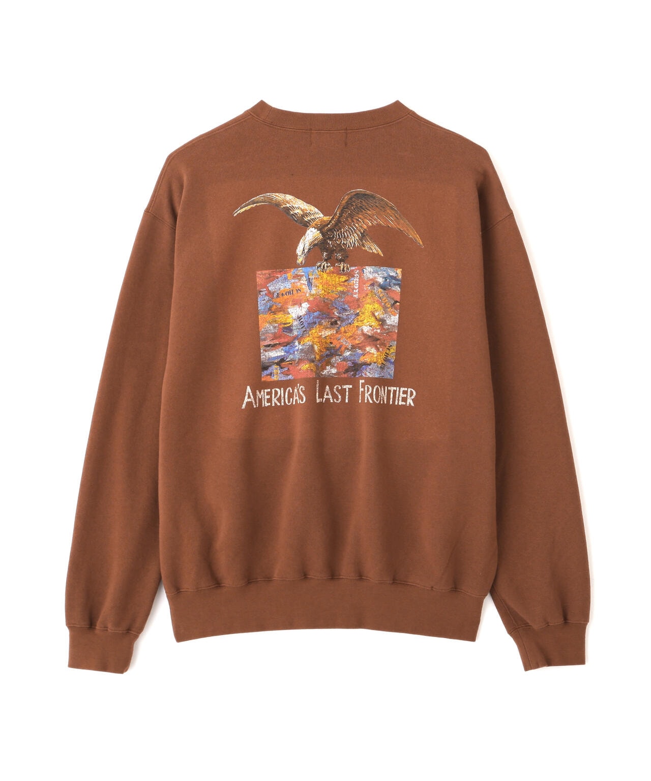 CREW SWEAT EAGLE AND MAP/クルースウェット イーグル アンド マップ