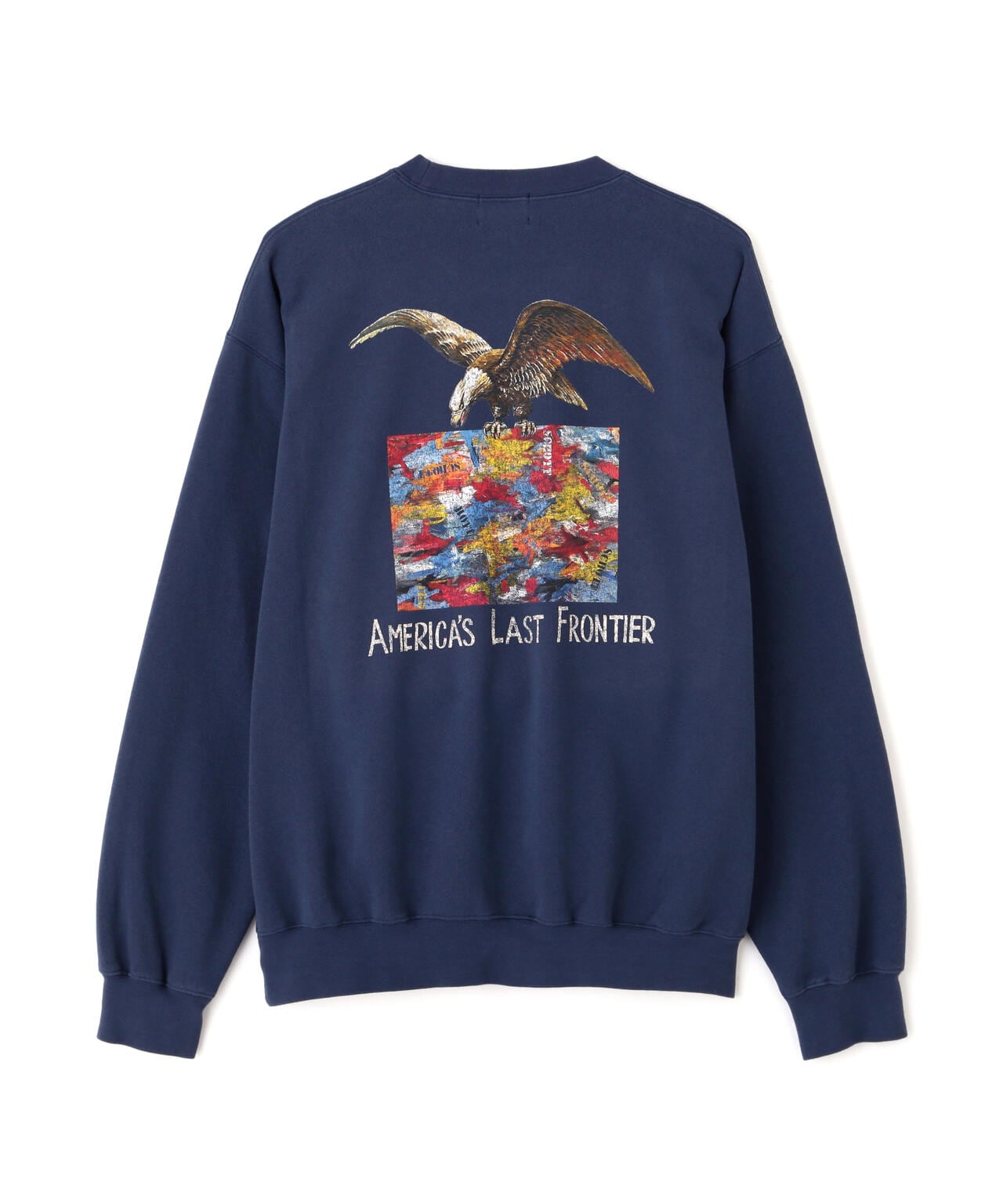 CREW SWEAT EAGLE AND MAP/クルースウェット イーグル アンド マップ