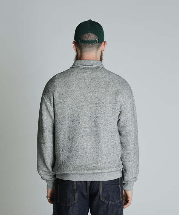 SALT AND PEPPER HALF ZIP SWEAT/ソルトアンドペッパー ハーフジップスウェット