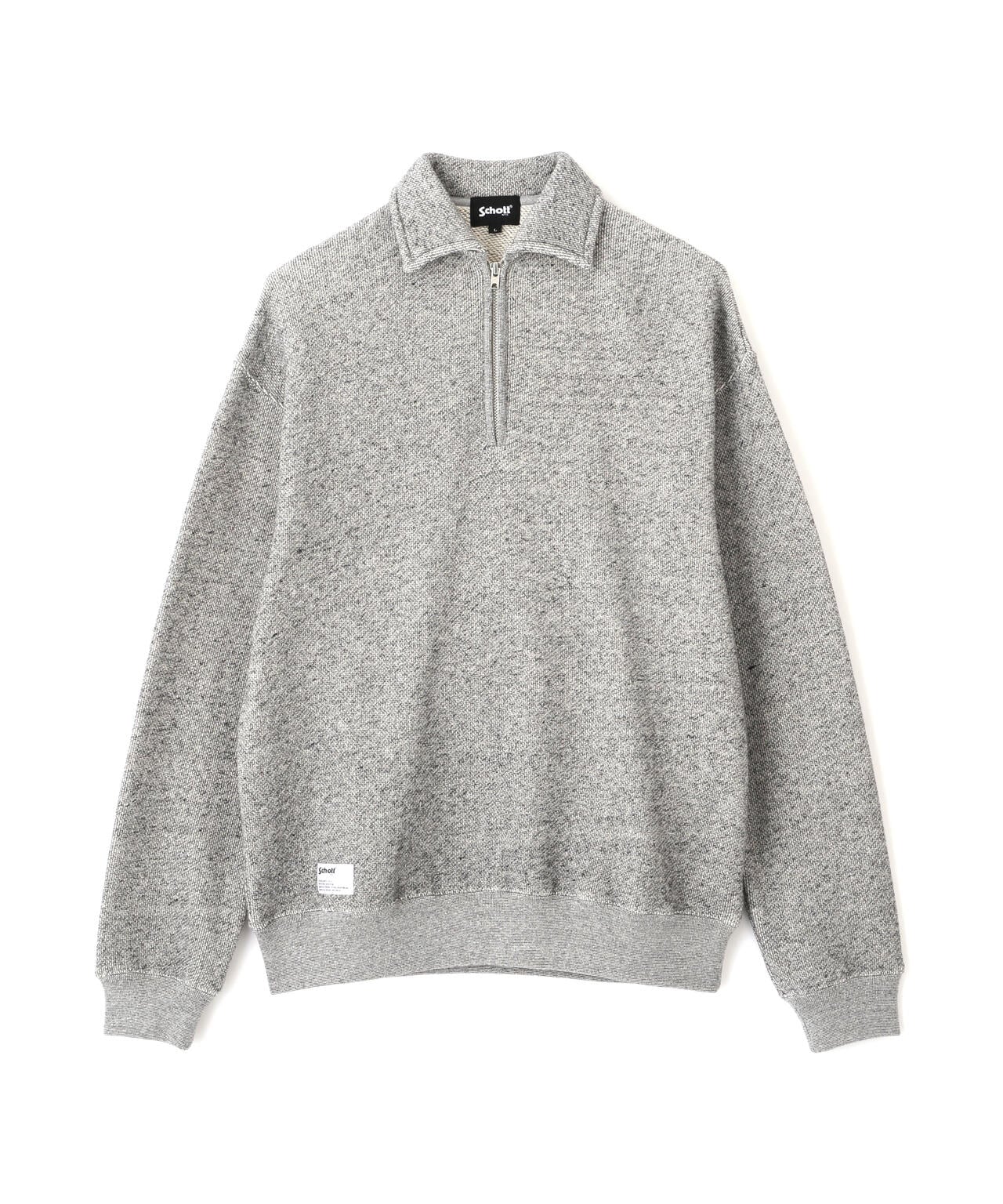 SALT AND PEPPER HALF ZIP SWEAT/ソルトアンドペッパー ハーフジップスウェット