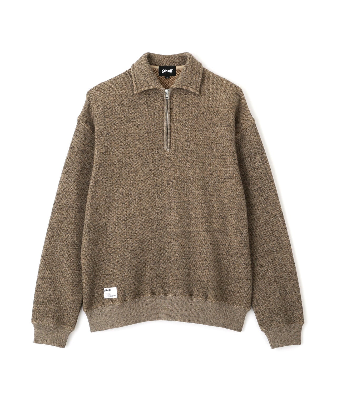 SALT AND PEPPER HALF ZIP SWEAT/ソルトアンドペッパー ハーフジップスウェット