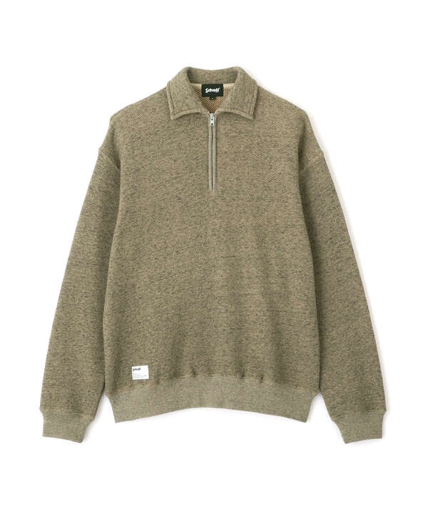 SALT AND PEPPER HALF ZIP SWEAT/ソルトアンドペッパー ハーフジップスウェット