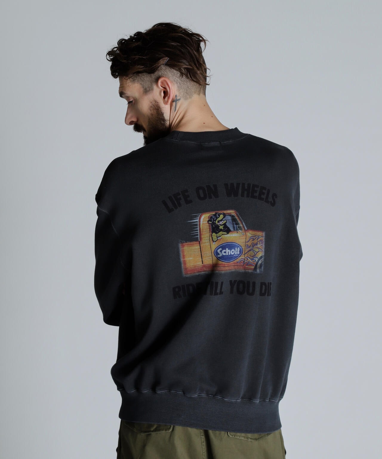 CREW SWEAT HOT ROTTWEILER/クルーネックスウェット ホットロットワイラー