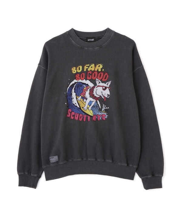 CREW SWEAT SURF DOG/クルーネックスウェット サーフブルドッグ