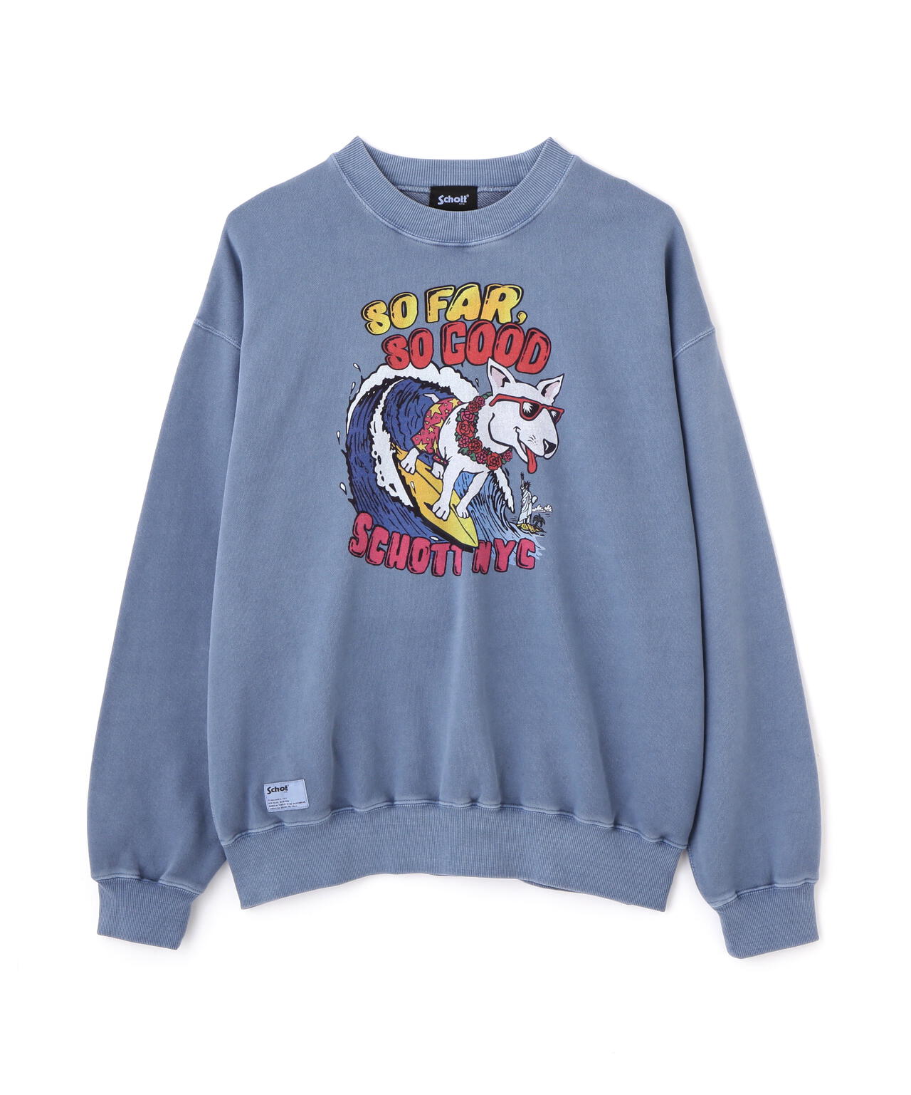 CREW SWEAT SURF DOG/クルーネックスウェット サーフブルドッグ