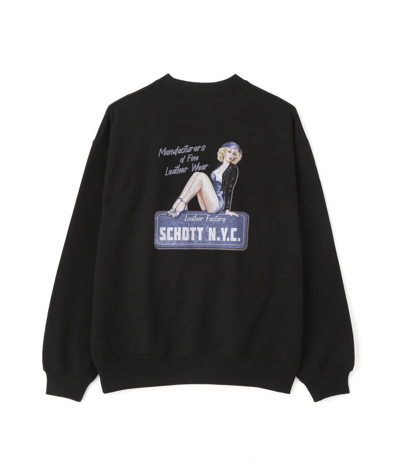 CREW SWEAT PINUP GIRL/クルースウェットピンナップガール