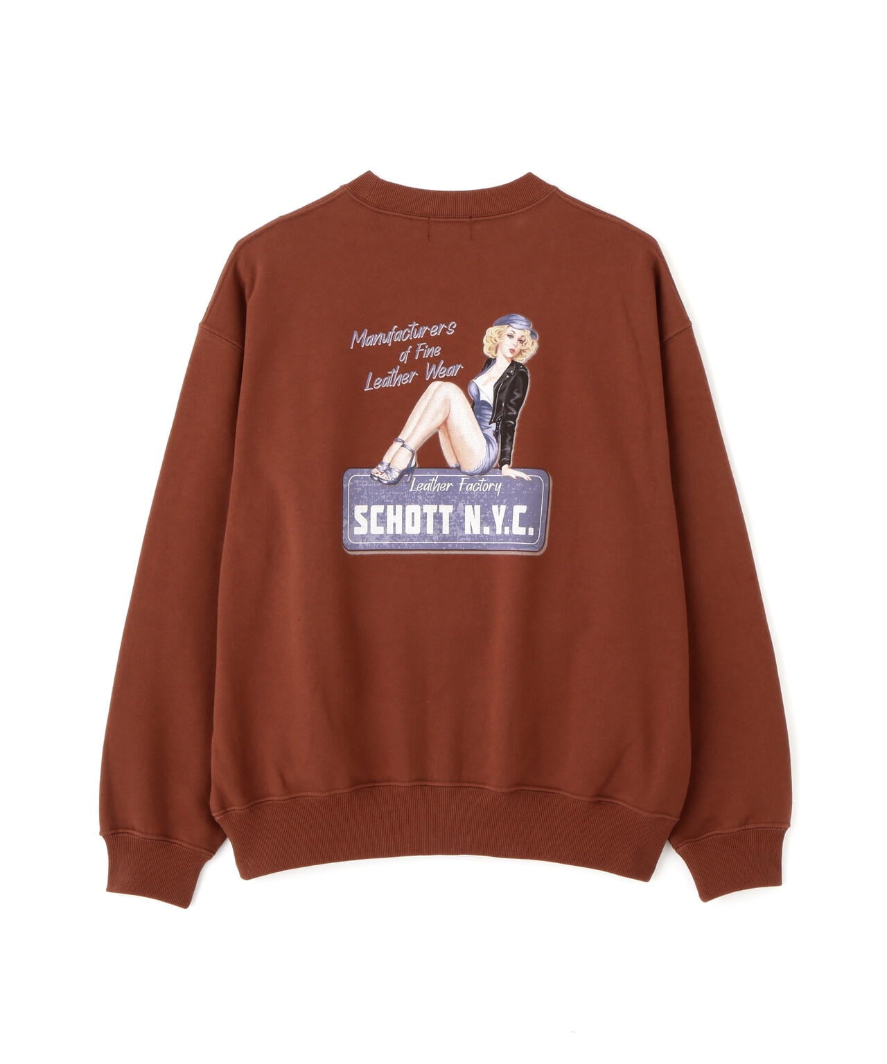 CREW SWEAT PINUP GIRL/クルースウェットピンナップガール