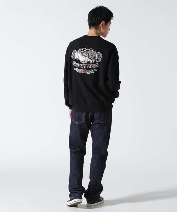 CREW SWEAT SHAKE HAND DRAGON/クルースウェット シェイクハンドドラゴン