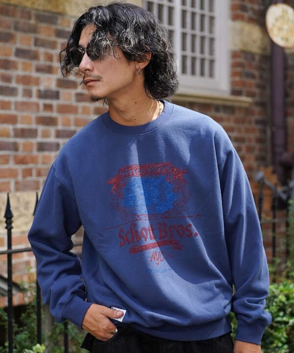 CREW SWEAT Schott FACTORY/クルースウェット ショットファクトリー