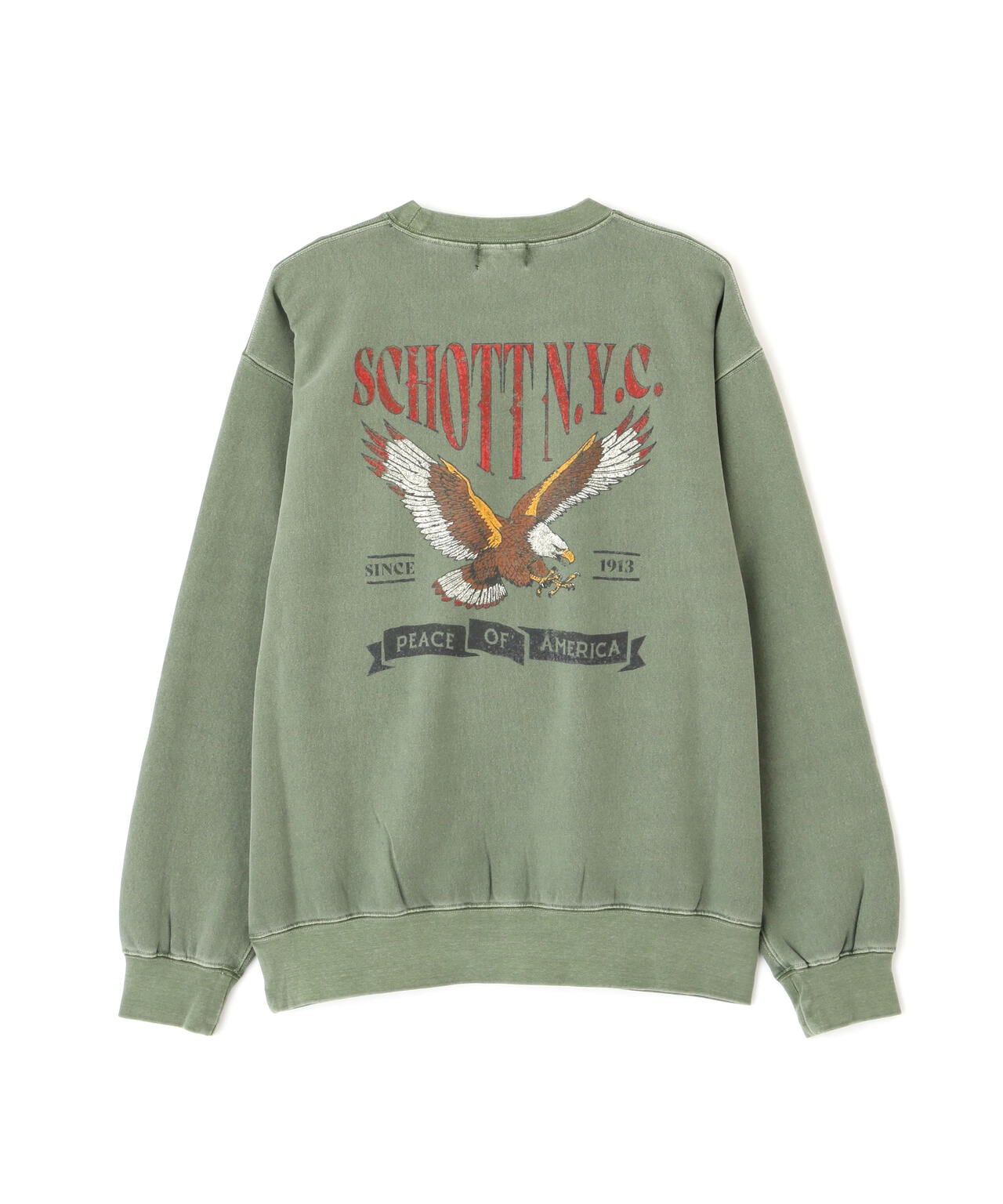 【先行予約 11月中旬-11月下旬】CREW SWEAT TRAD EAGLE/クルースウェット トラッドイーグル