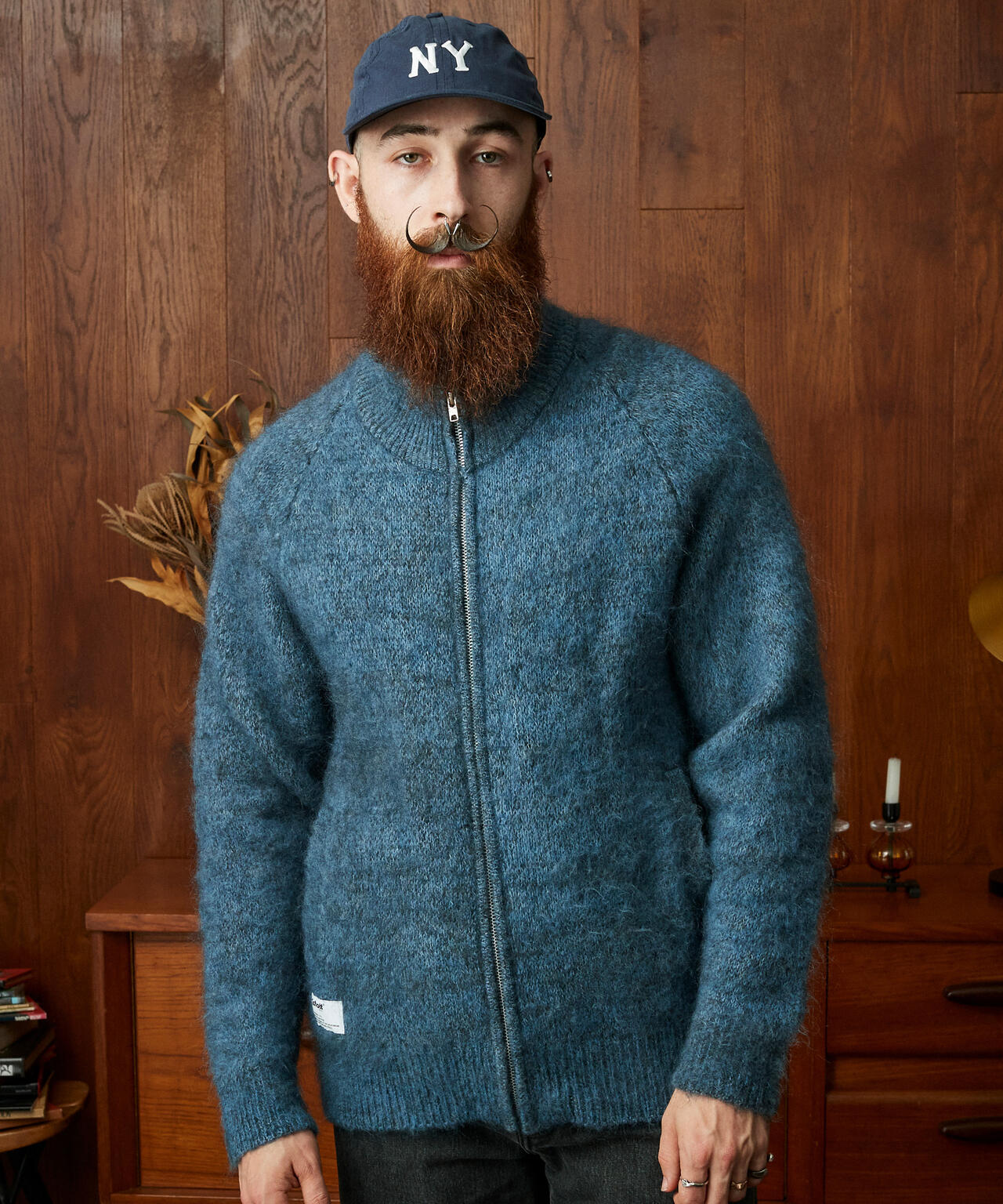 【先行予約 11月上旬-11月中旬】MOHAIR DRIVERS KNIT/モヘアドライバーズニット