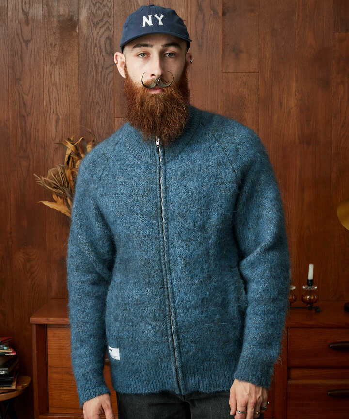 MOHAIR DRIVERS KNIT/モヘアドライバーズニット