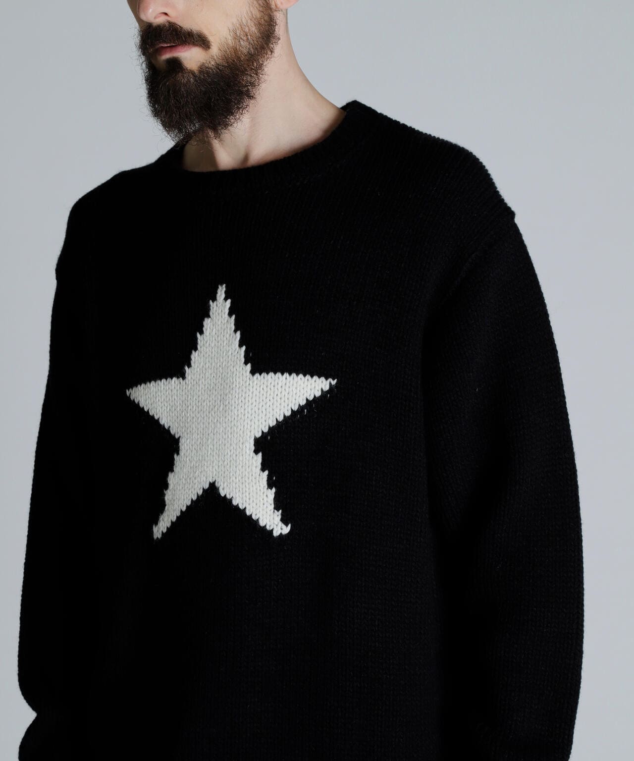 CREW KNIT STAR/クルーネックニット スター