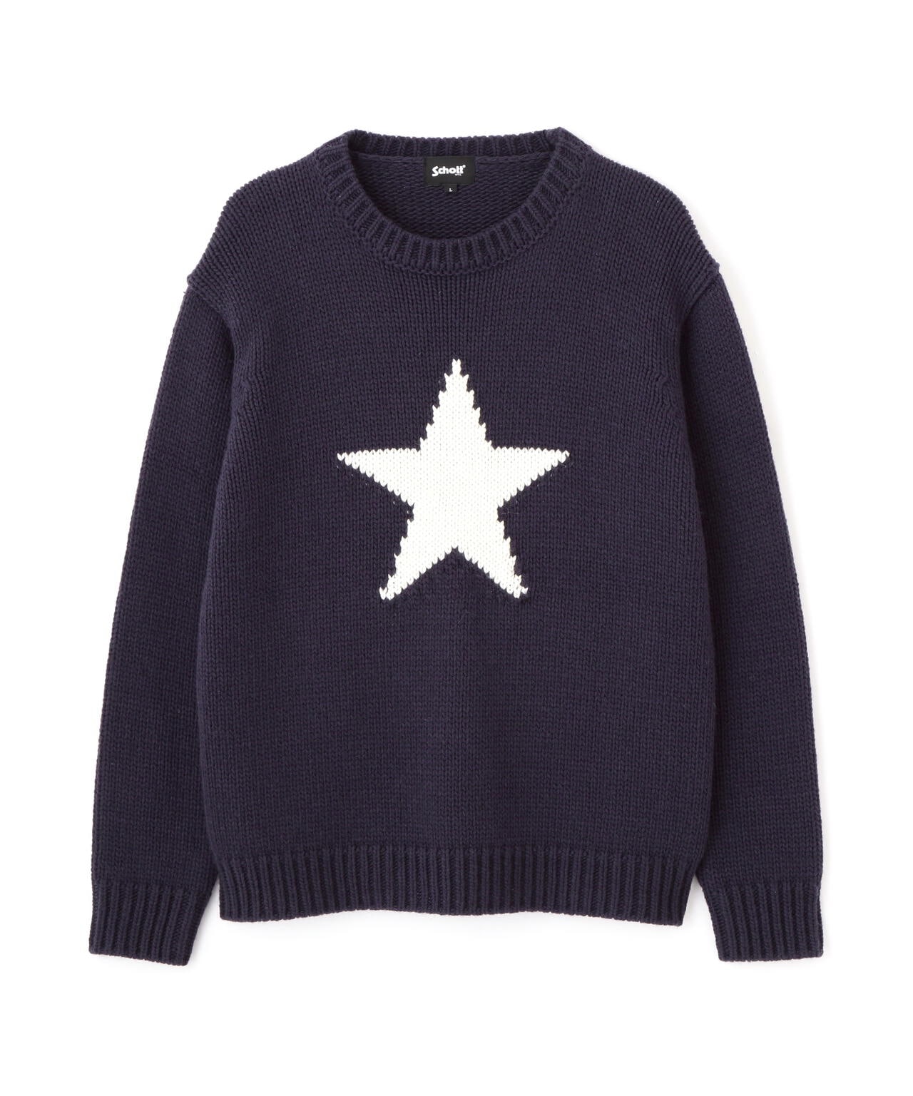 CREW KNIT STAR/クルーネックニット スター