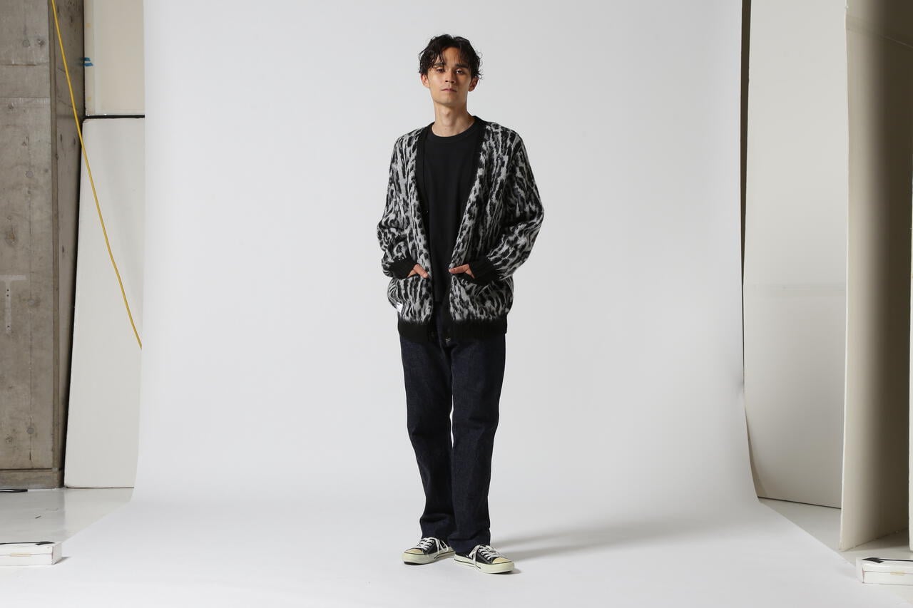 SHAGGY KNIT LEOPARD/シャギーニット レオパード