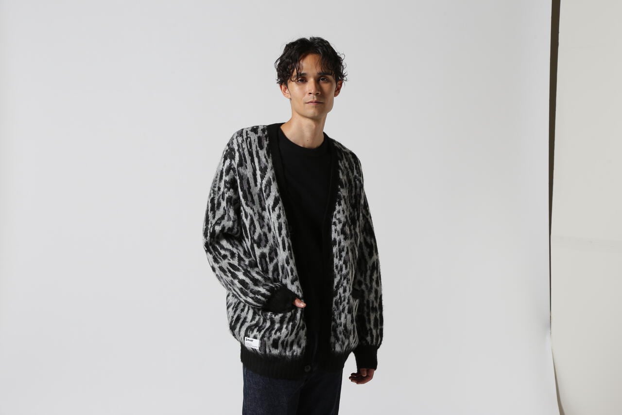 SHAGGY KNIT LEOPARD/シャギーニット レオパード