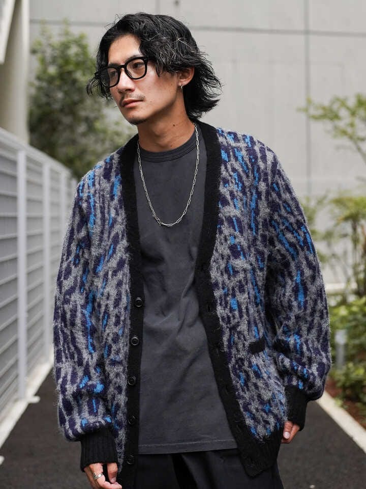 SHAGGY KNIT LEOPARD/シャギーニット レオパード