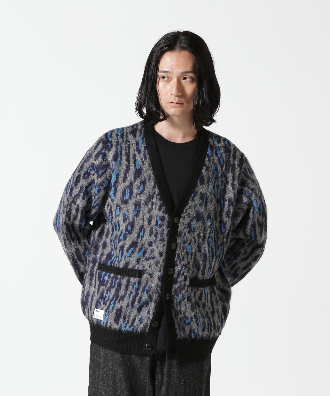 SHAGGY KNIT LEOPARD/シャギーニット レオパード