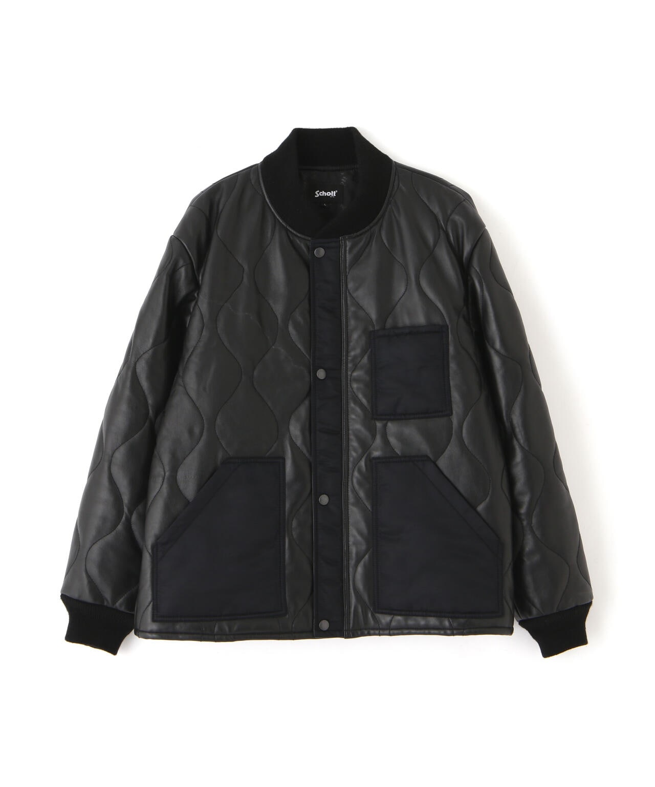 【先行予約 10月中旬-10月下旬】QUILTED LINNER SHORT LEATHER