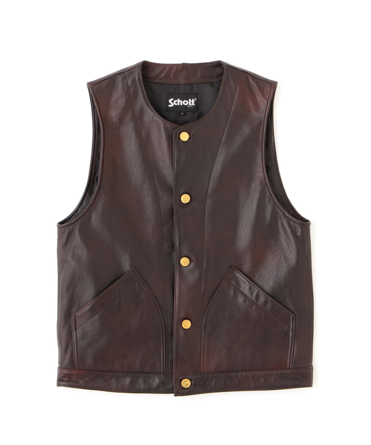 BUFFLOW LEATHER VEST/バッファロー レザーベスト