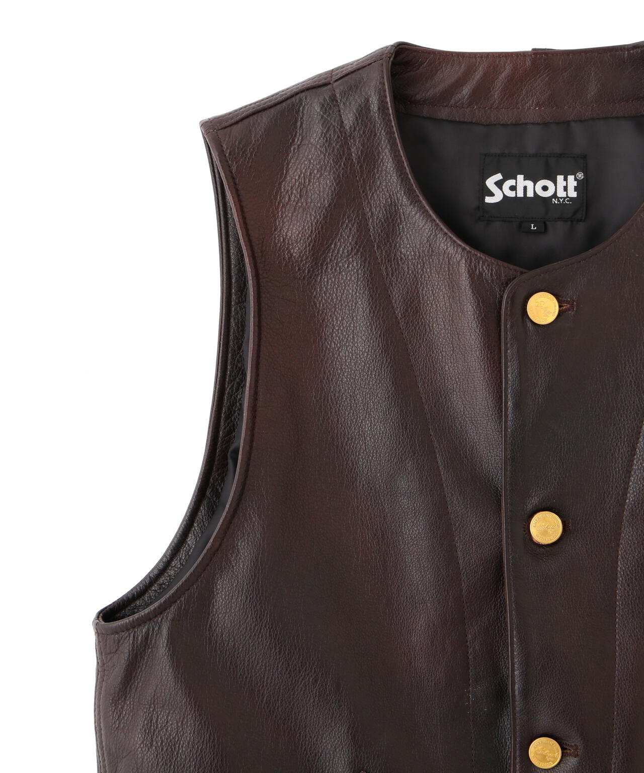 BUFFLOW LEATHER VEST/バッファロー レザーベスト