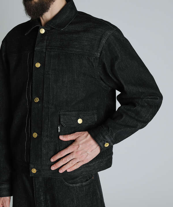 LOT. 114 BLACK DENIM JACKET/ブラックデニムジャケット