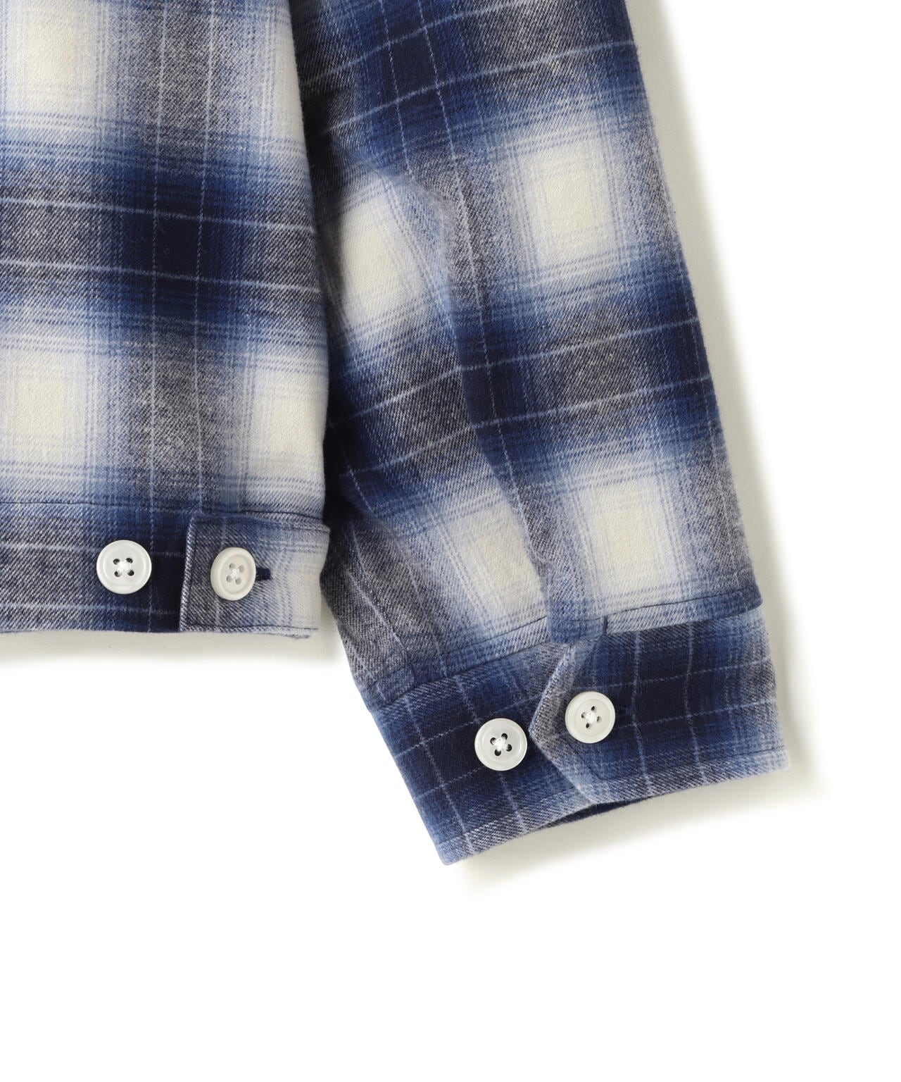 OMBRE CHECK FLANNEL JACKET/オンブレチェック フランネルジャケット