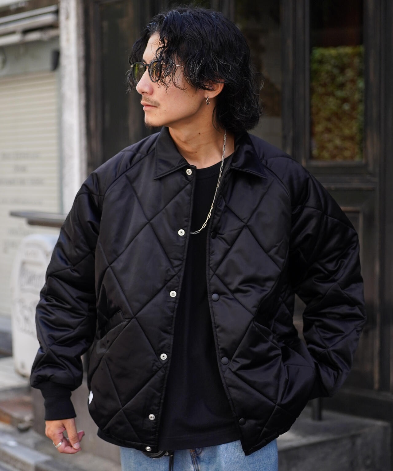 【先行予約 11月中旬-11月下旬】QUILT COACH JACKET/キルティング コーチジャケット