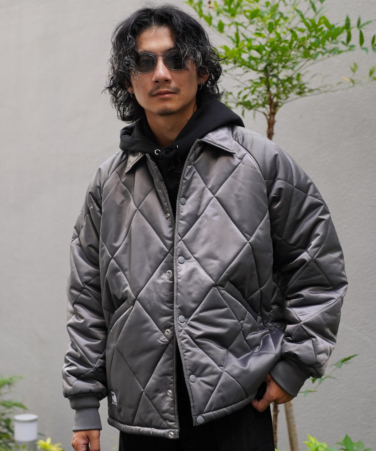 【先行予約 11月中旬-11月下旬】QUILT COACH JACKET/キルティング コーチジャケット