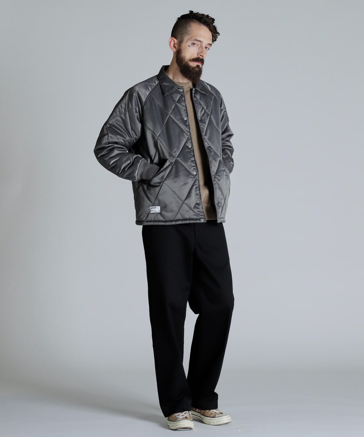 【先行予約 11月中旬-11月下旬】QUILT COACH JACKET/キルティング コーチジャケット