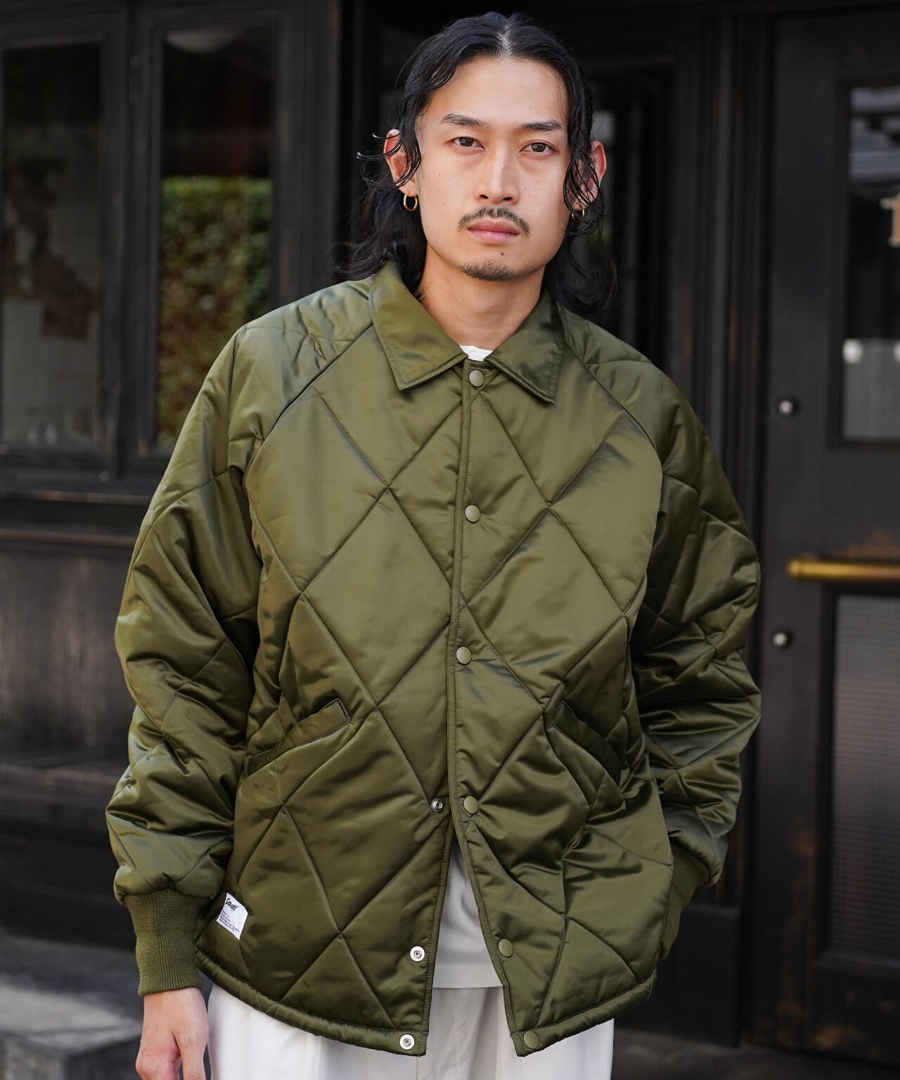 【先行予約 11月中旬-11月下旬】QUILT COACH JACKET/キルティング コーチジャケット