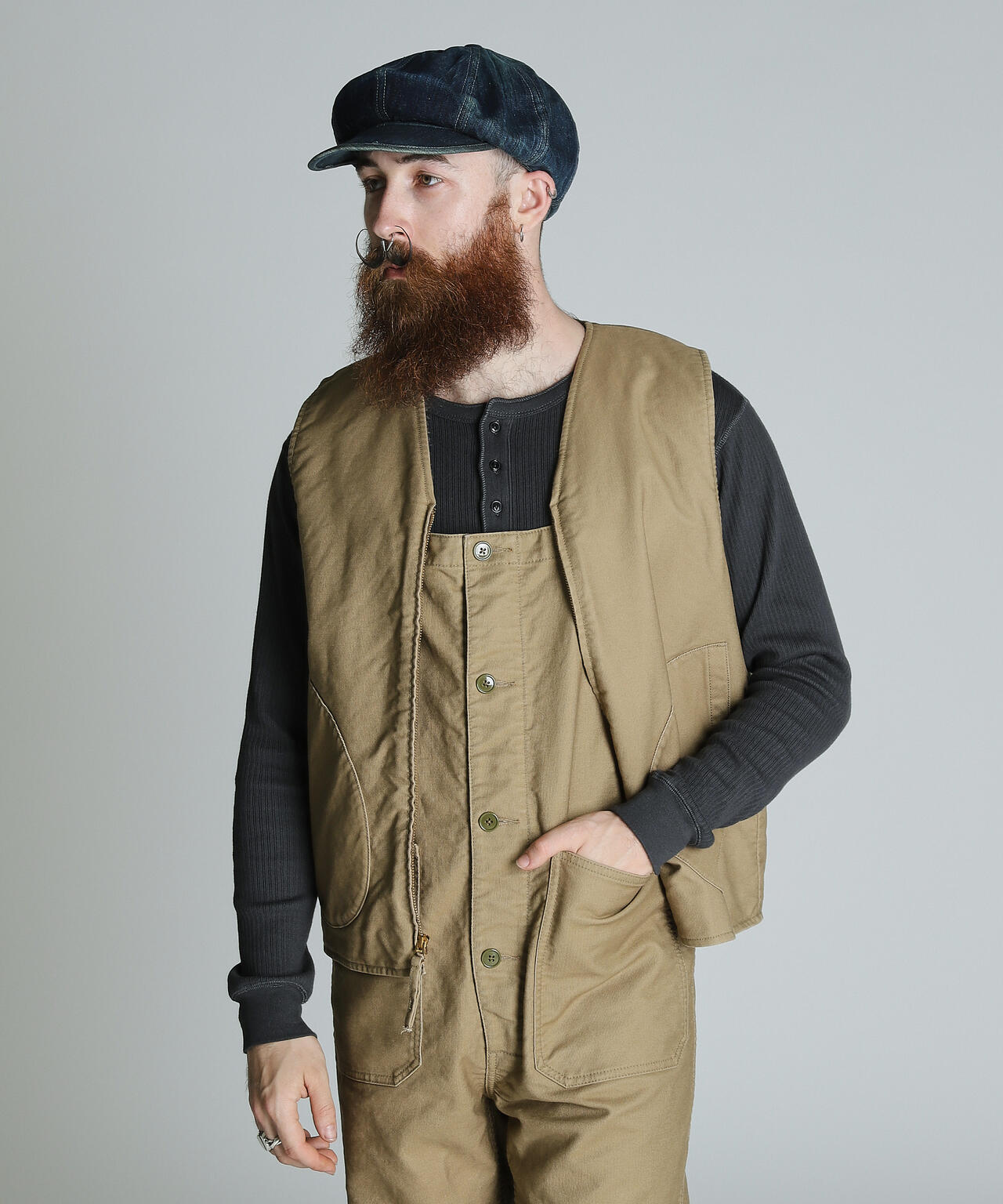 【先行予約 11月上旬-11月中旬】CIVILIAN DECK VEST/シビリアン デッキベスト