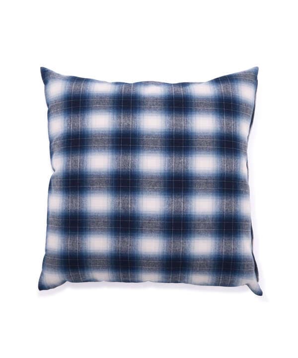 OMBRE CHECK FLANNEL CUSHION/オンブレチェック フランネル クッション