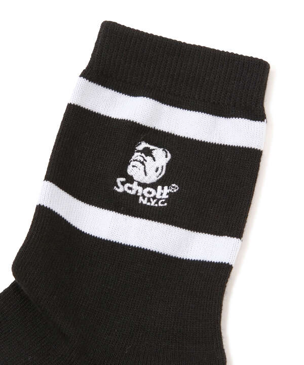 直営限定/HIGT-SOCKS STENCIL BULLDOG/ステンシルブルドッグ ハイソックス