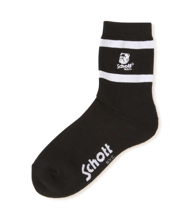 直営限定/HIGT-SOCKS STENCIL BULLDOG/ステンシルブルドッグ ハイソックス