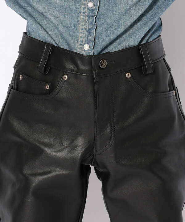 600US LEATHER PANTS NEW FIT/レザーパンツ