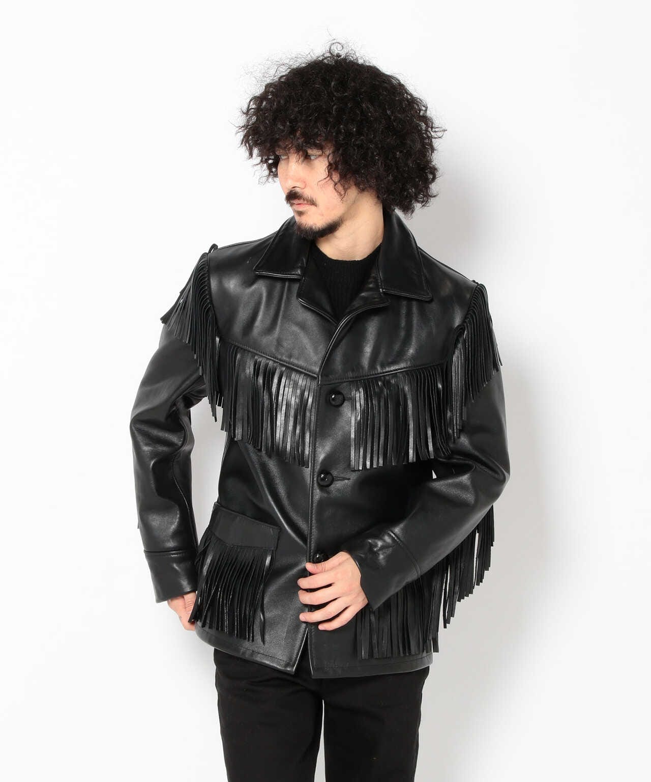 leather fringe jacket